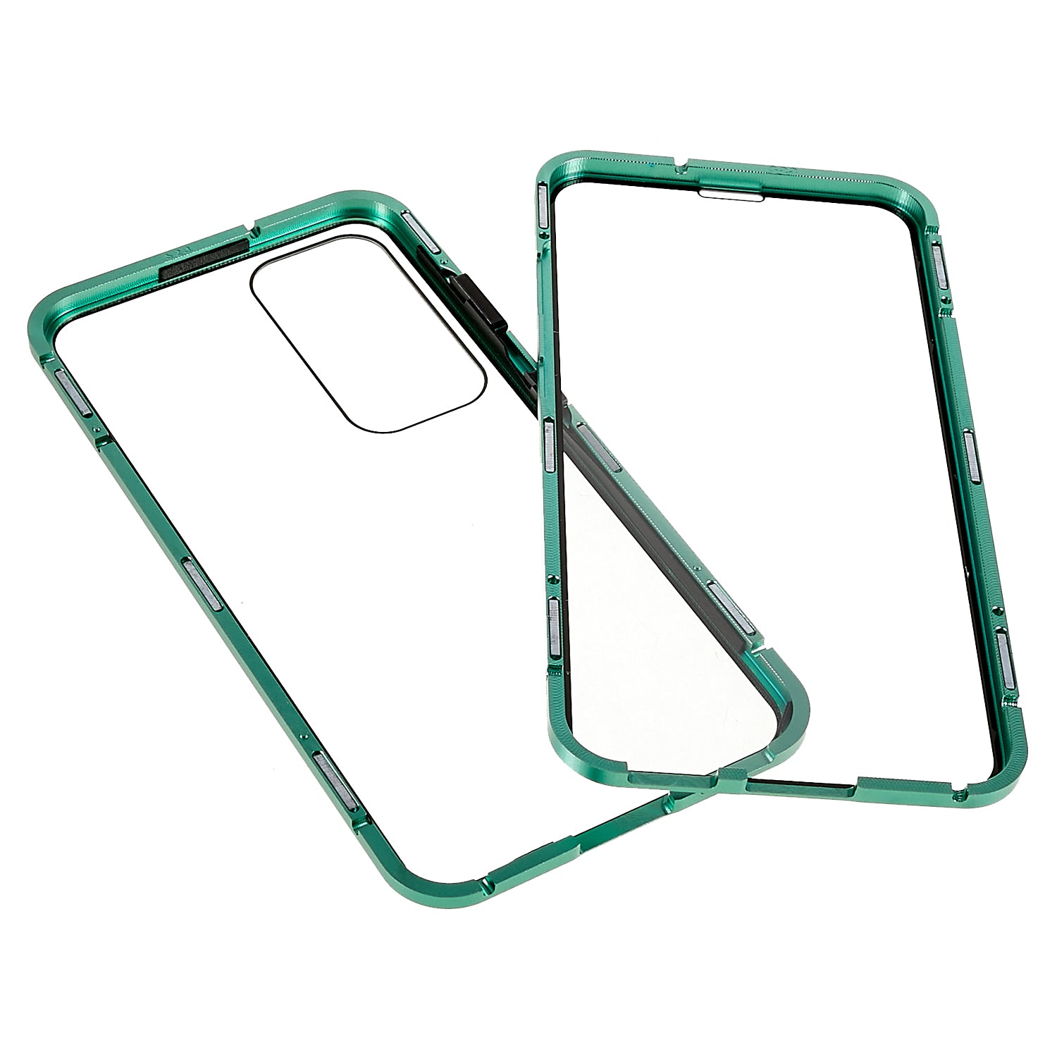 Double Sided Clear Tempered Glass Phone Case for Samsung Galaxy S23 Magnet Absorption Metal Bumper Frame Shockproof Cover Double Sided Clear Tempered Glass Phone Case for Samsung Galaxy S23 Magnet Absorption Metal Bumper Frame Shockproof Cover